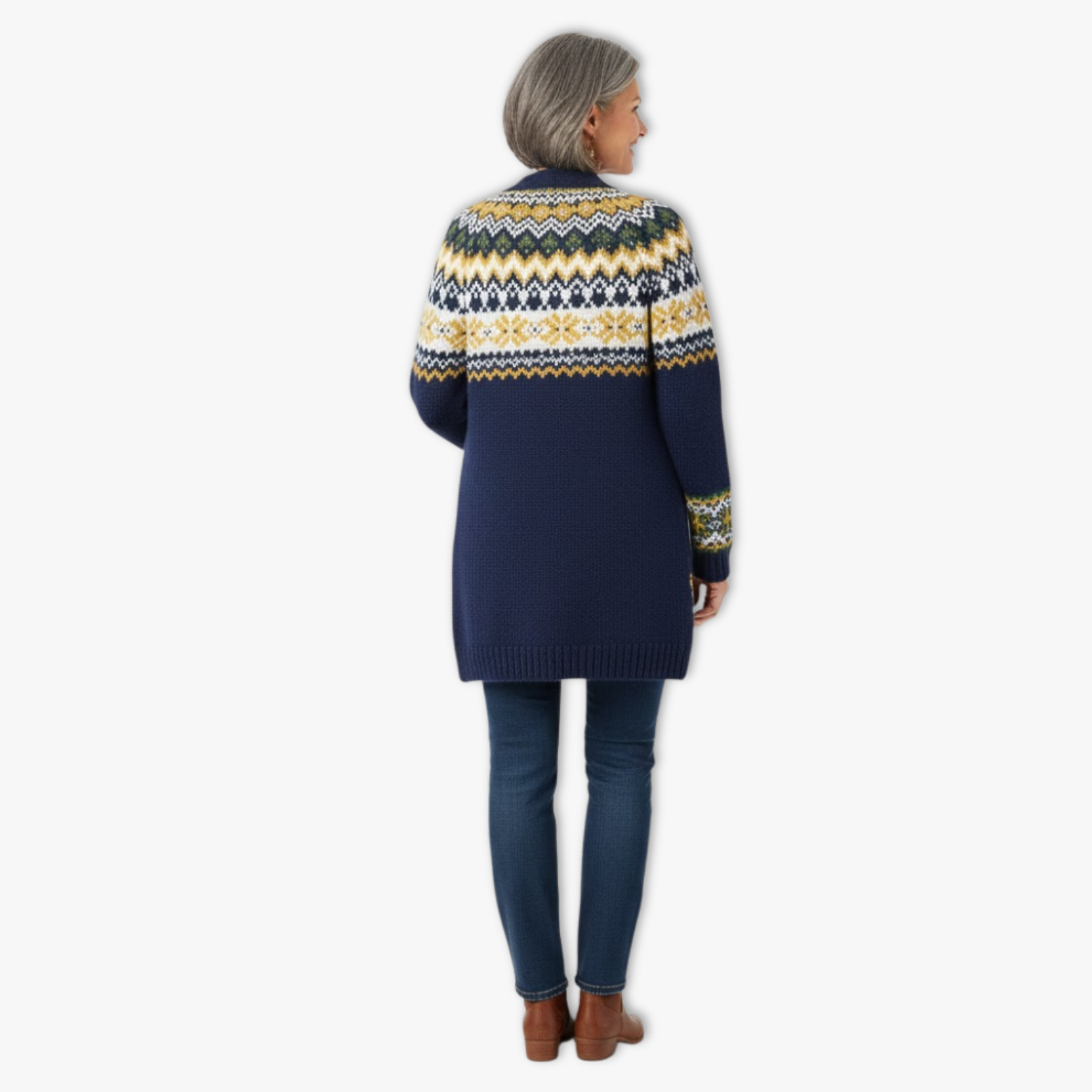 Women's Cable Knit Cardigan Sweater Button Front