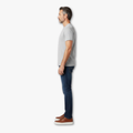 Men’s Casual Leather Sneakers with White Sole and Lace-Up Design